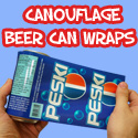 Hide a Beer Can Wrappers